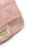 粉色彷皮優雅時尚的鈄背包