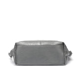 灰色彷皮雙拉鍊袋設計變形兩用包