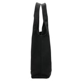 黑色帆布簡約休閒隨意風格大容量側背包