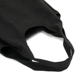 黑色帆布簡約休閒隨意風格大容量側背包