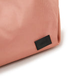 粉色尼龍簡約隨意感大容量實用側背包(附小包)