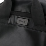 黑色彷皮前搭扣帶翻蓋口袋設計實用百搭款手提後背包